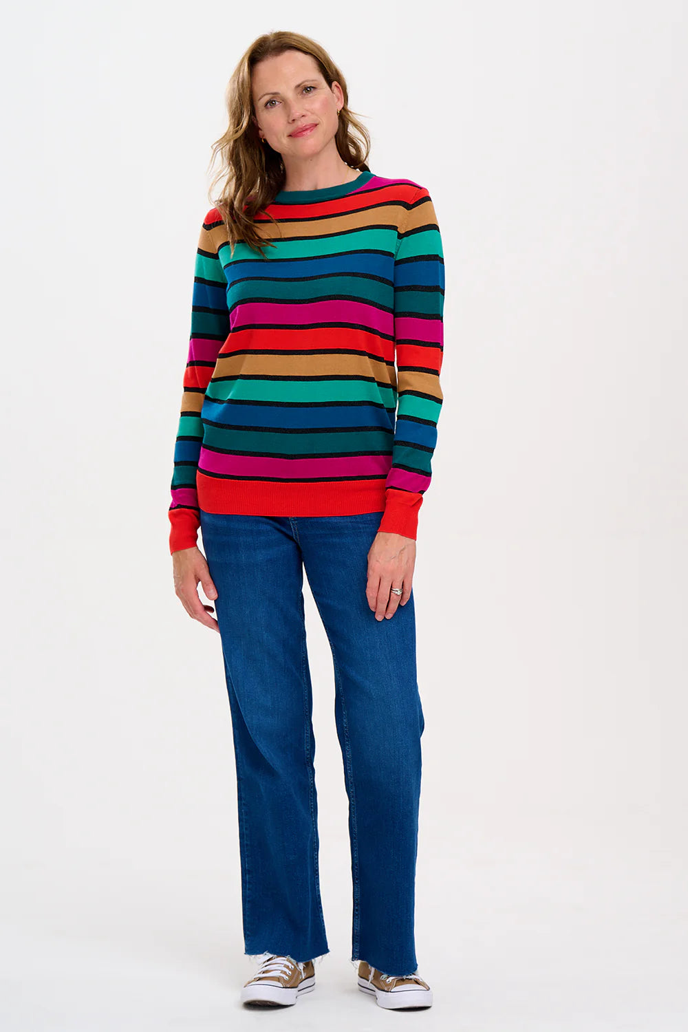 ASTRID JUMPER RAINBOW STRIPES - SUGARHILL BRIGHTON - AW25