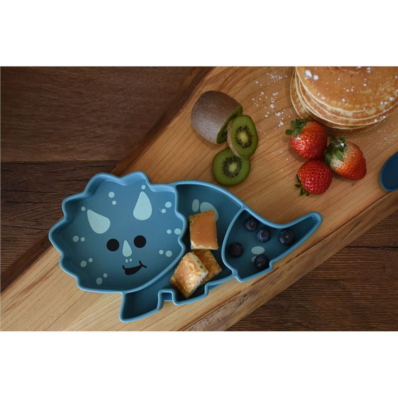 Melii Luxe Silicone Suction Plate (Dinosaur)