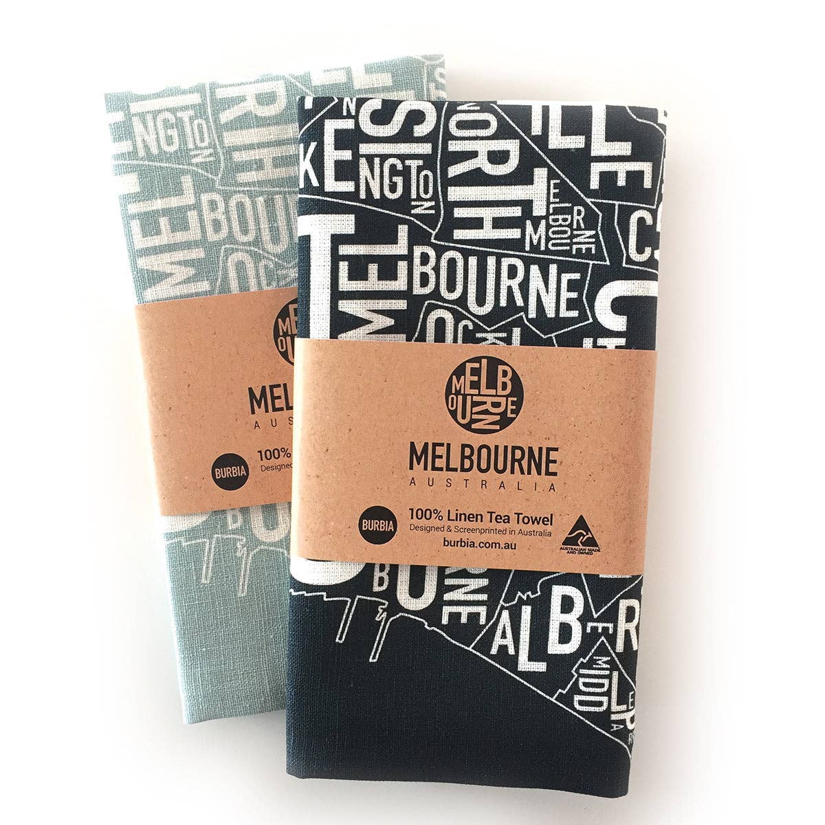 Burbia - Melbourne Tea Towel