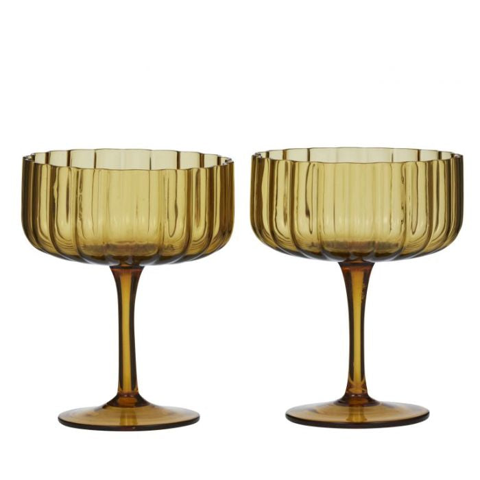 ASSEMBLE - HAZEL COUPE GLASSES - SET OF 2