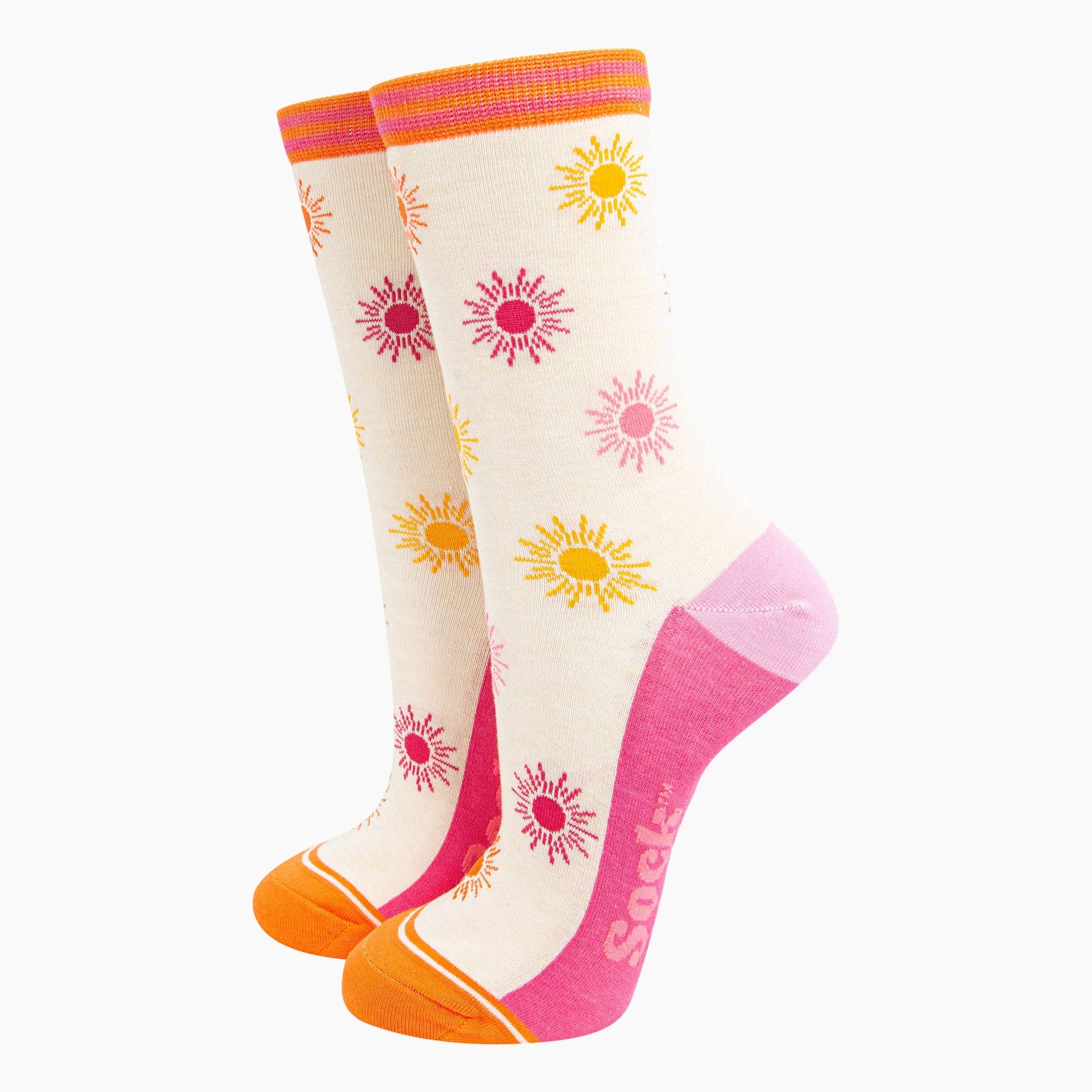 Sock Talk - Summer Sunshine Bamboo Socks in Cream
