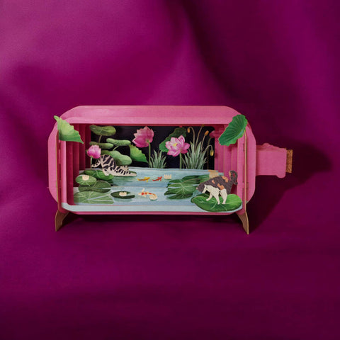 Alljoy Design - Message in a bottle pop up cards- cats