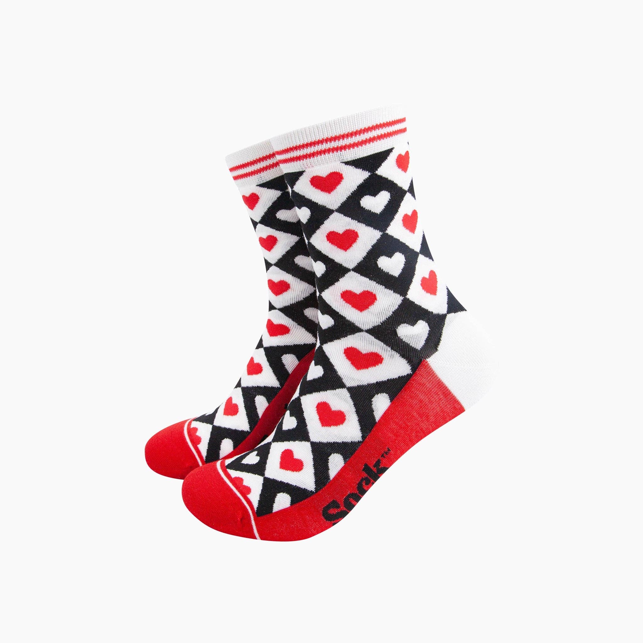 Sock Talk - Red Love Hearts Bamboo Socks Gift Set