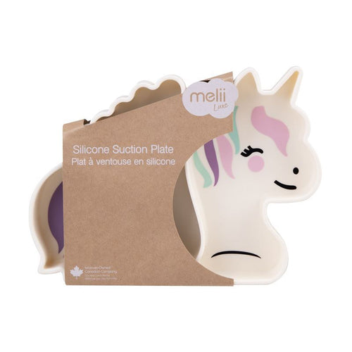 Melii Luxe Silicone Suction Plate (Unicorn)
