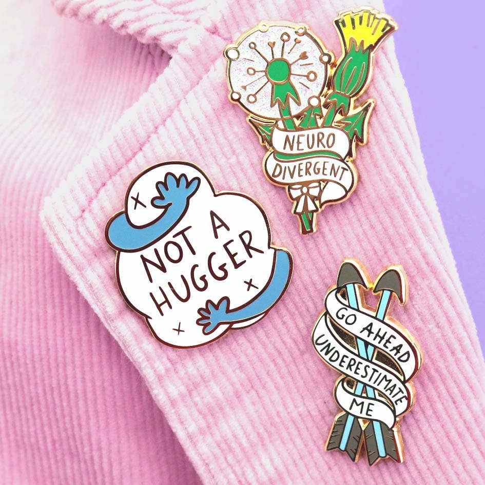 Jubly-Umph - Go Ahead, Underestimate Me Lapel Pin