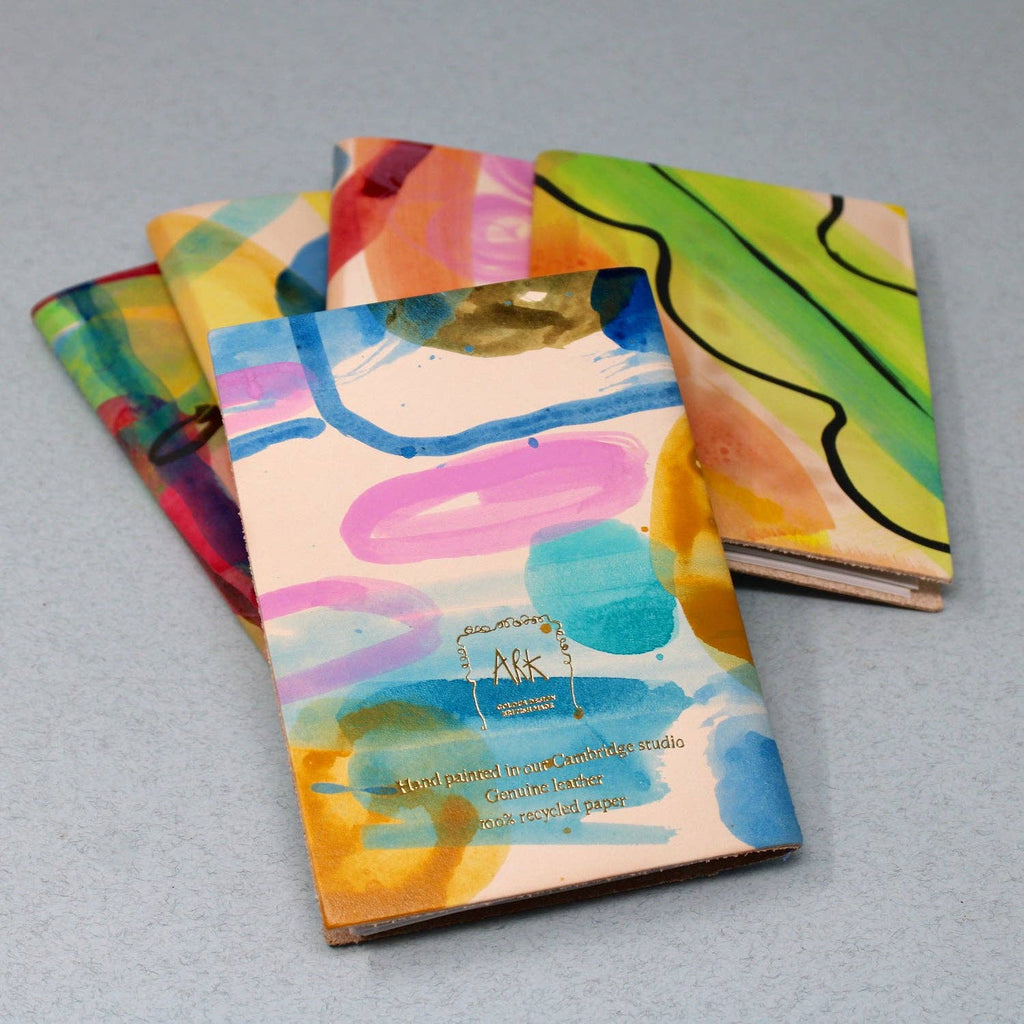 Ark Colour Design - Hand Painted A6 Sketchbook - Assorted Colours
