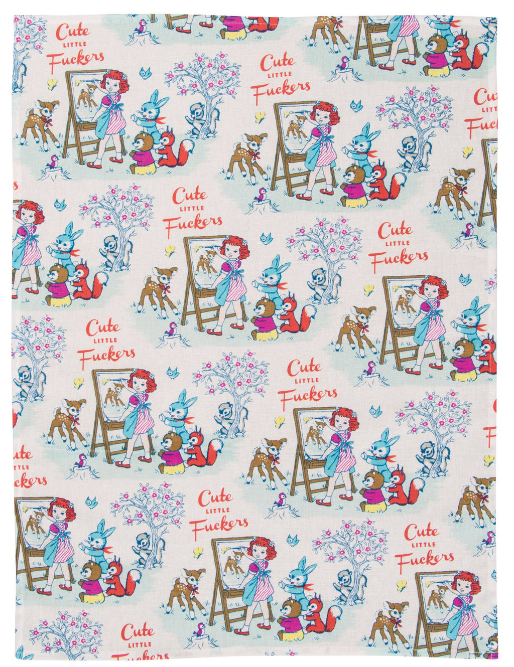 Optoco - Dish Towel - Cute Little Fuckers