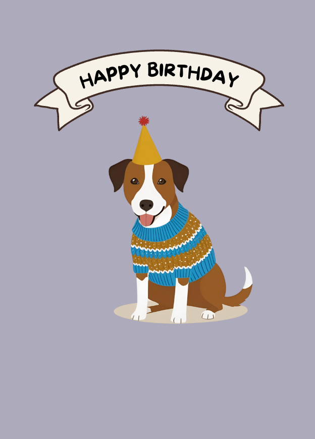 Bayside Treasures - HAPPY BIRTHDAY DOGGY