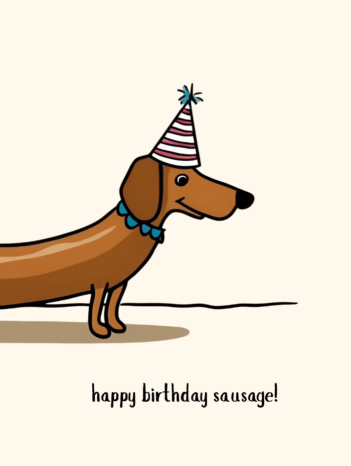 Bayside Treasures - HAPPY BIRTHDAY SAUSAGE