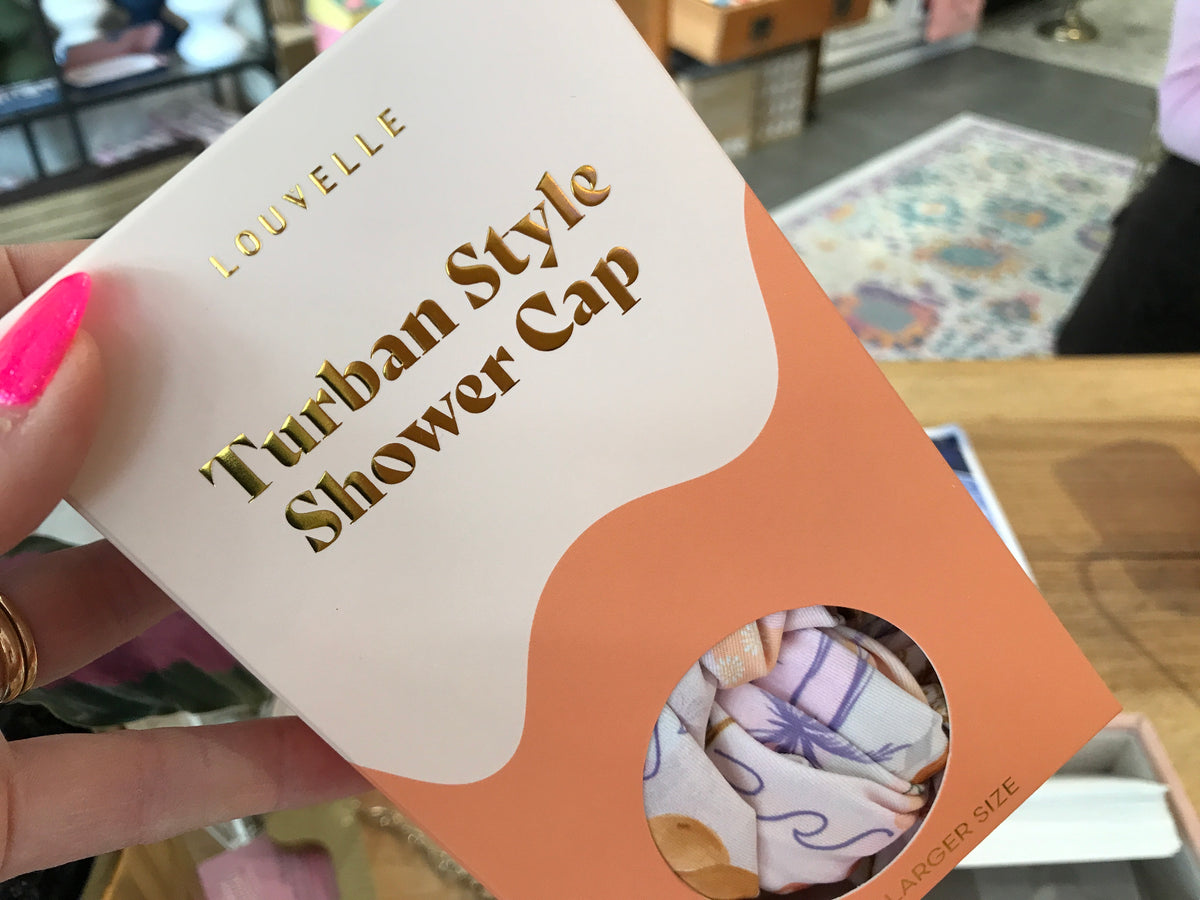 Dahlia Shower Cap in Lemon Lover - Big Hair