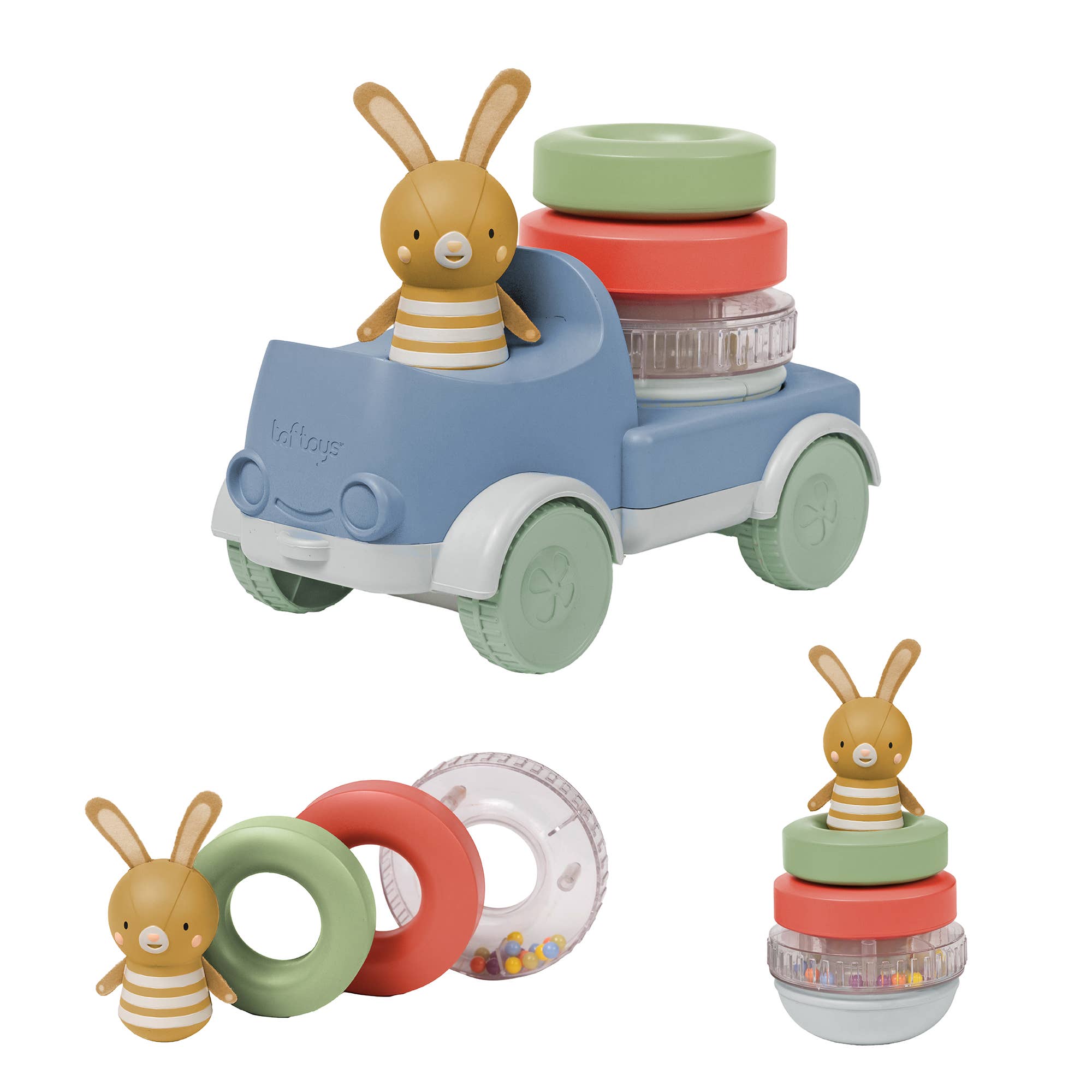 Playette - TAF TOYS Bunny Stacker Truck 6M+
