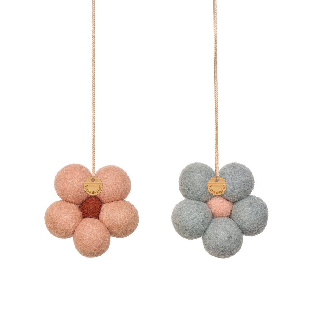 Felt Flower Fresheners - Blue Cypress & Jasmine - Hello Annie Parkdale