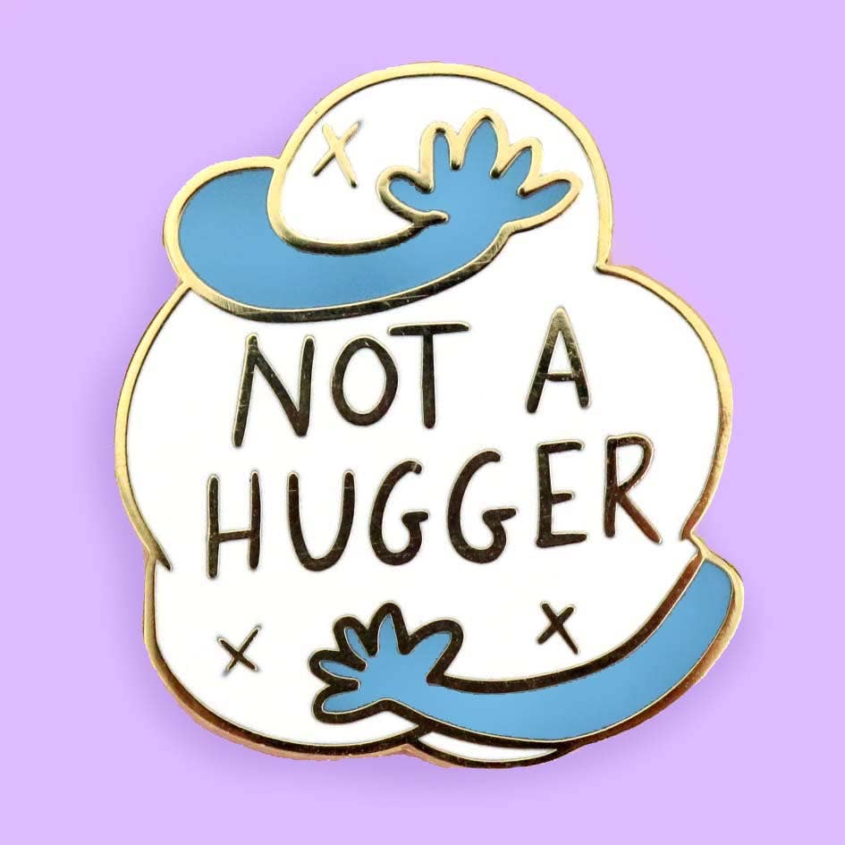 Jubly-Umph - Not a Hugger Lapel Pin