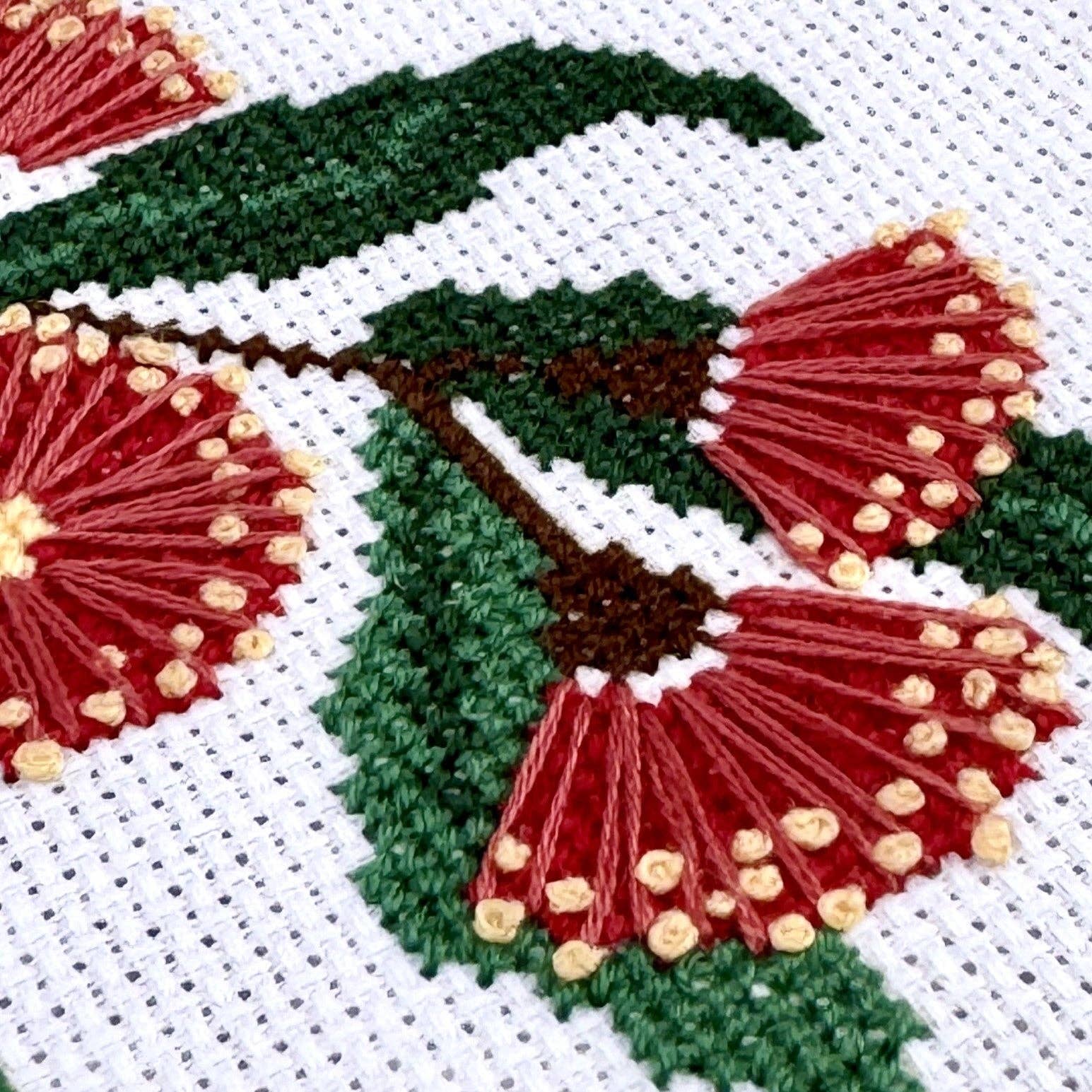 Craft Make Do - Eucalyptus Blossom Counted Cross Stitch Kit