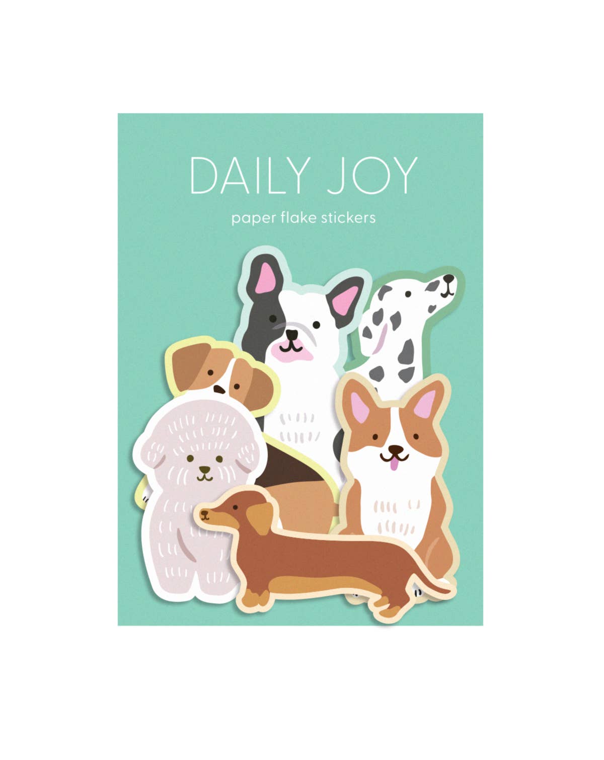 Girl of All Work - Dogs Flake Stickers