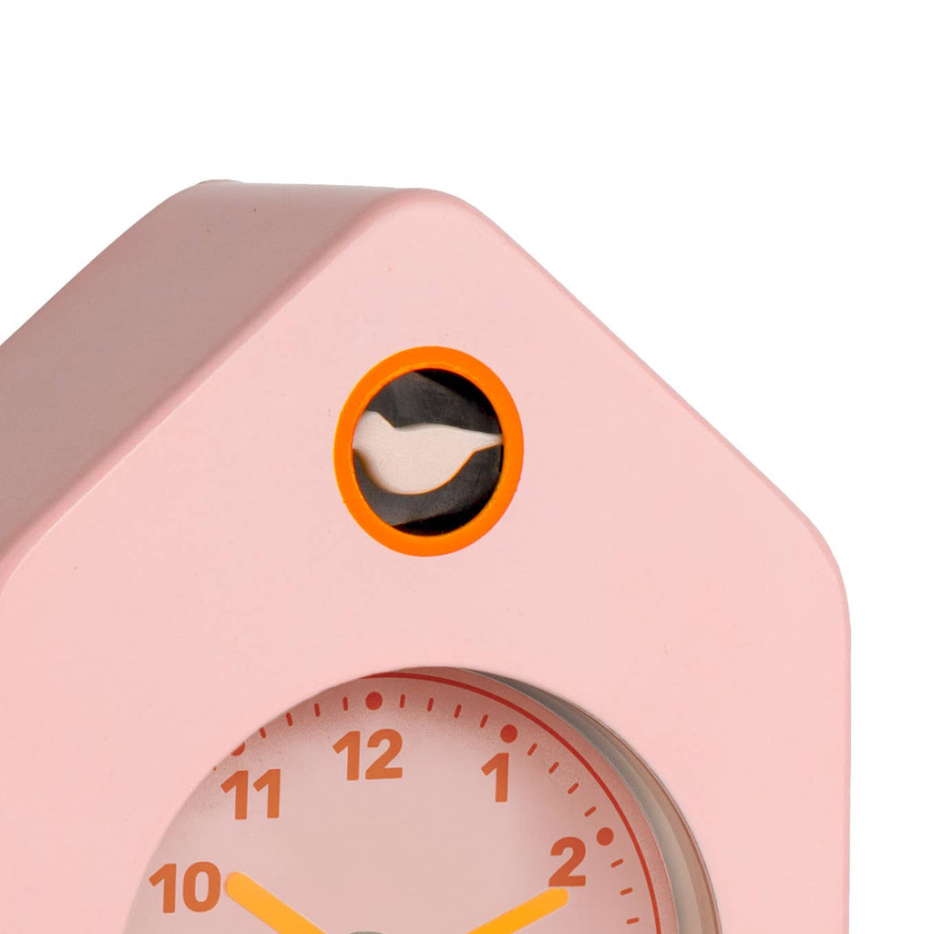 Fisura - Mini house alarm clock pink