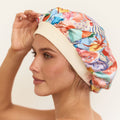 Satin Sleep Bonnet in Pacific Paradise