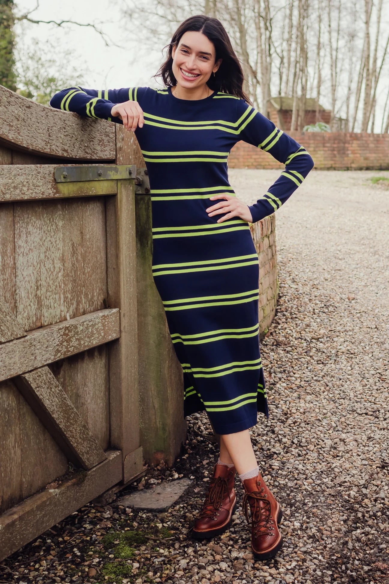 LISELLE MIDI KNIT DRESS - SUGARHILL BRIGHTON - AW25