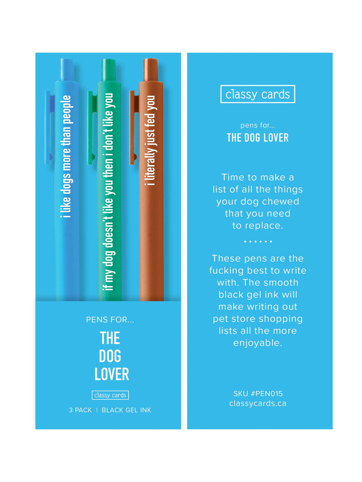 Classy Cards Creative - Dog Lover Pens