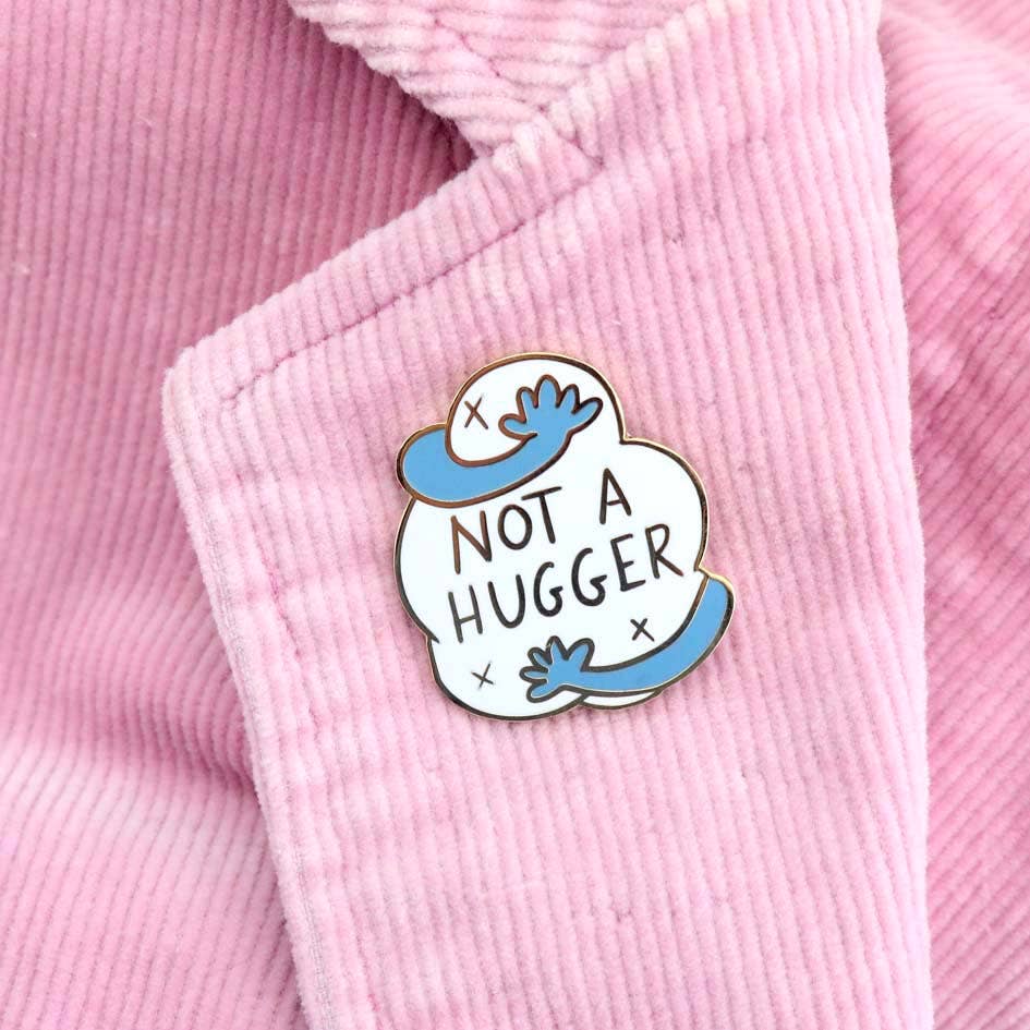 Jubly-Umph - Not a Hugger Lapel Pin