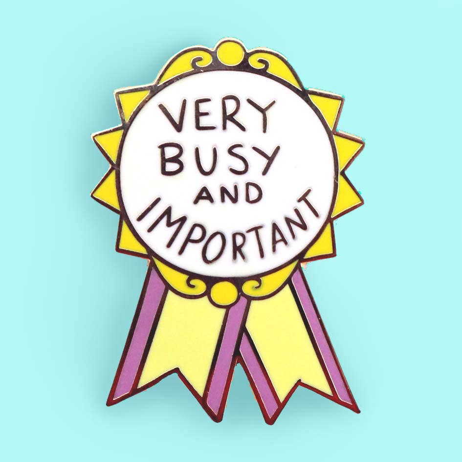 Jubly-Umph - Very Busy and Important Award Lapel Pin