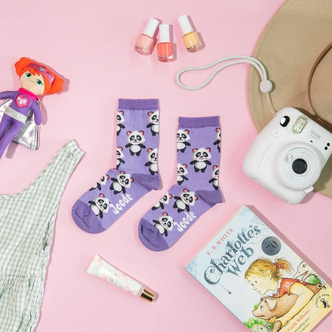 PANDA- JOODE KIDS SOCKS