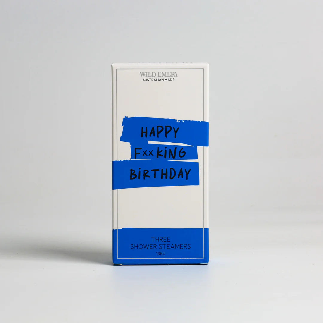 HAPPY FXXKING BIRTHDAY - SHOWER STEAMER 3 PACK