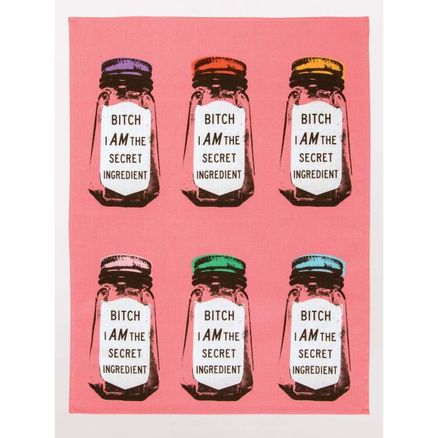 BITCH I AM THE SECRET INGREDIENT DISH TOWEL - Hello Annie Parkdale