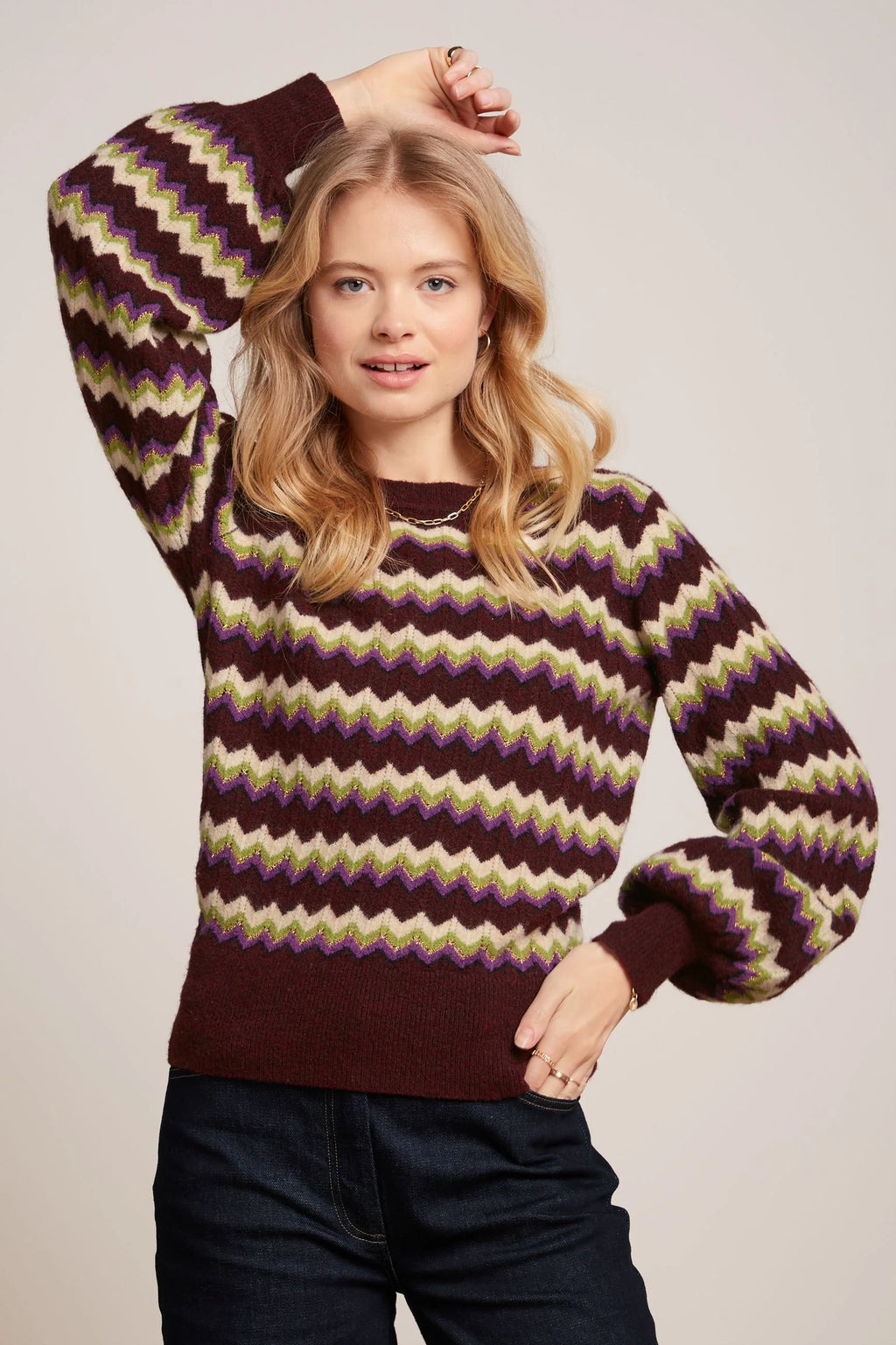BELL SLEEVE SWEATER GLADYS - KING LOUIE - AW25