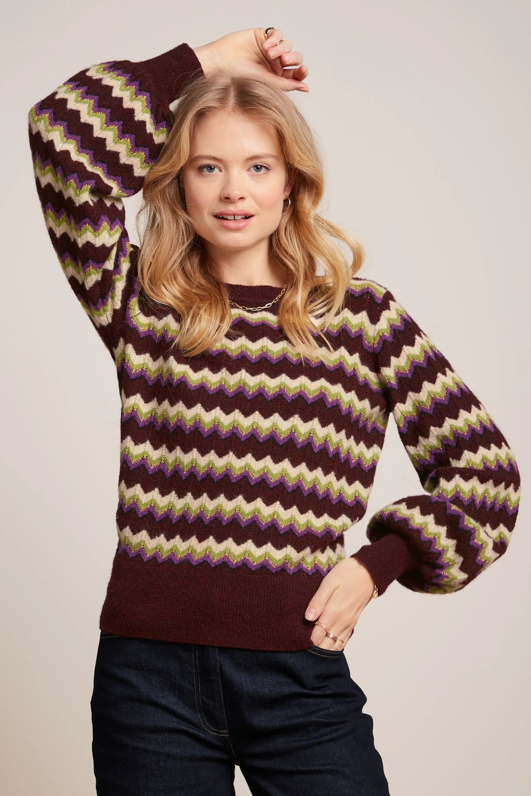 BELL SLEEVE SWEATER GLADYS - KING LOUIE - AW25