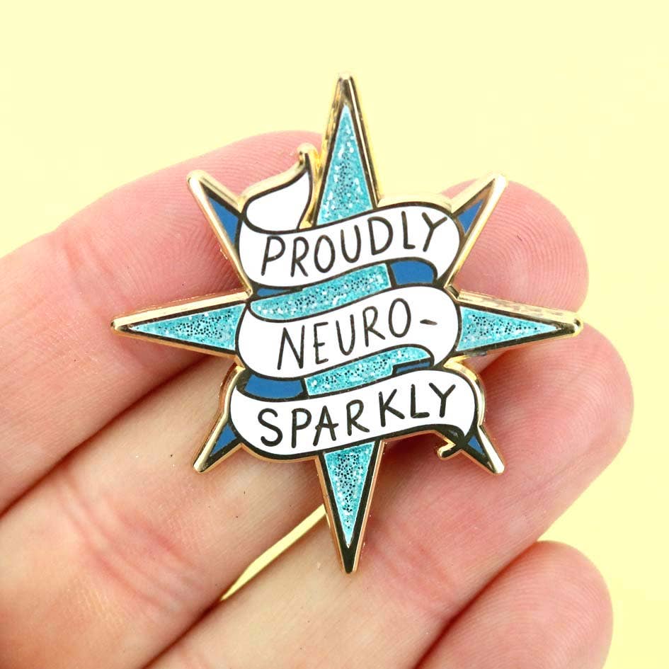 Jubly-Umph - Proudly Neuro-Sparkly Lapel Pin