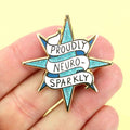 Jubly-Umph - Proudly Neuro-Sparkly Lapel Pin