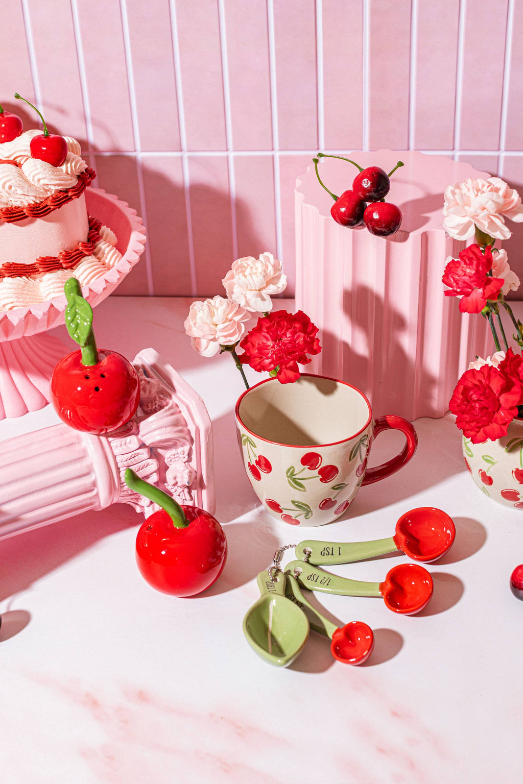 Sass & Belle Europe - Cherry Salt & Pepper Shakers
