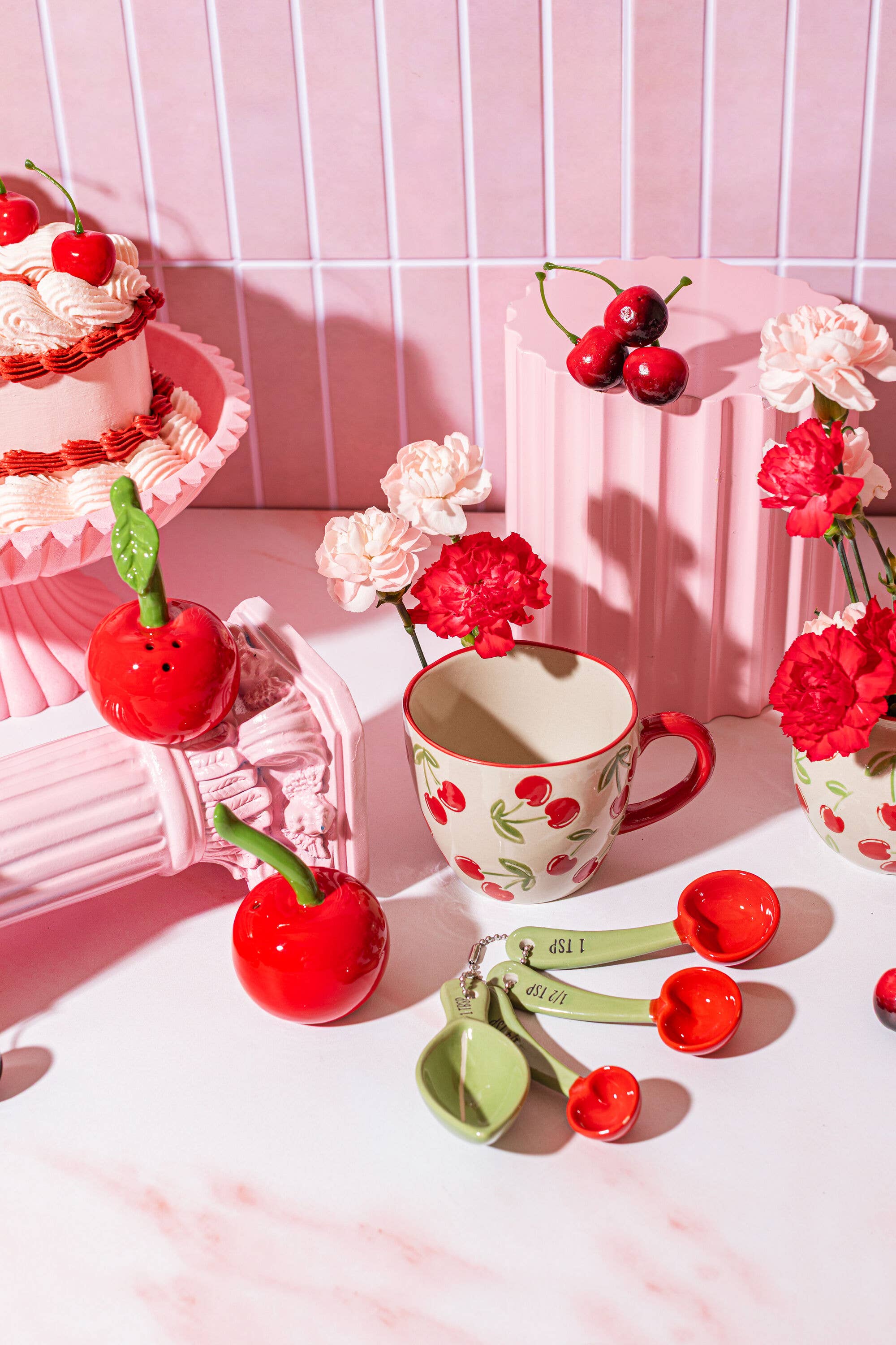 Sass & Belle Europe - Cherry Salt & Pepper Shakers