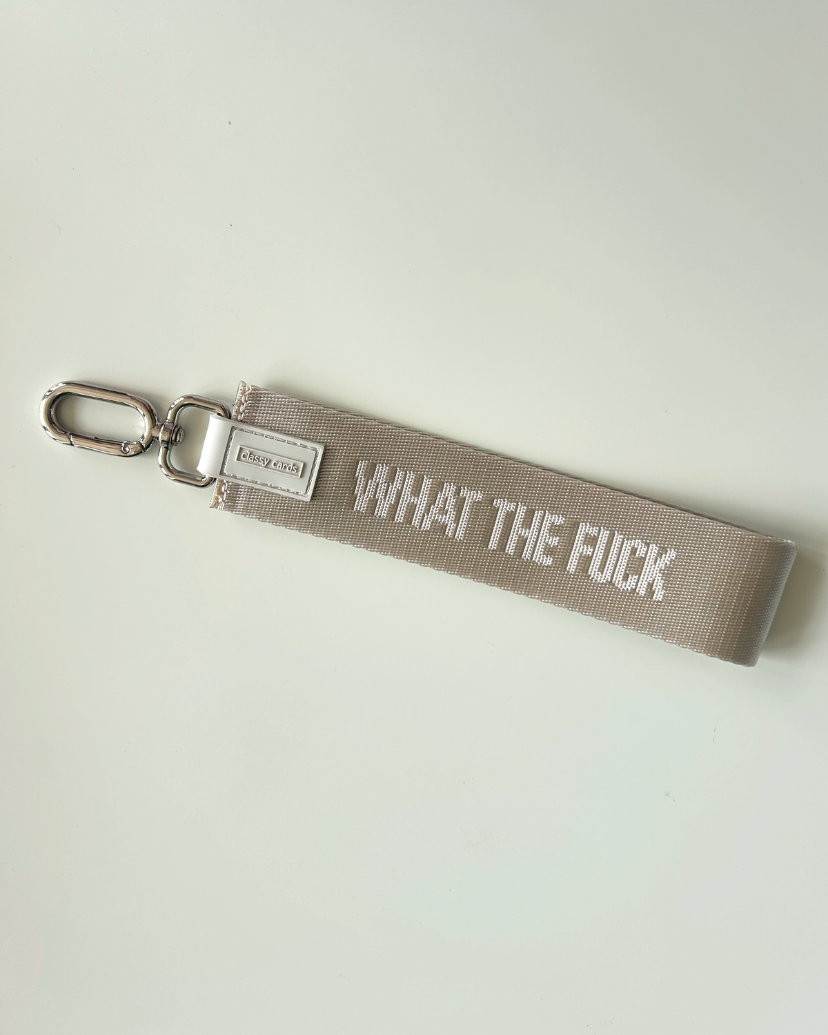 Classy Cards Creative - What the Fuck Wristlet Keychain