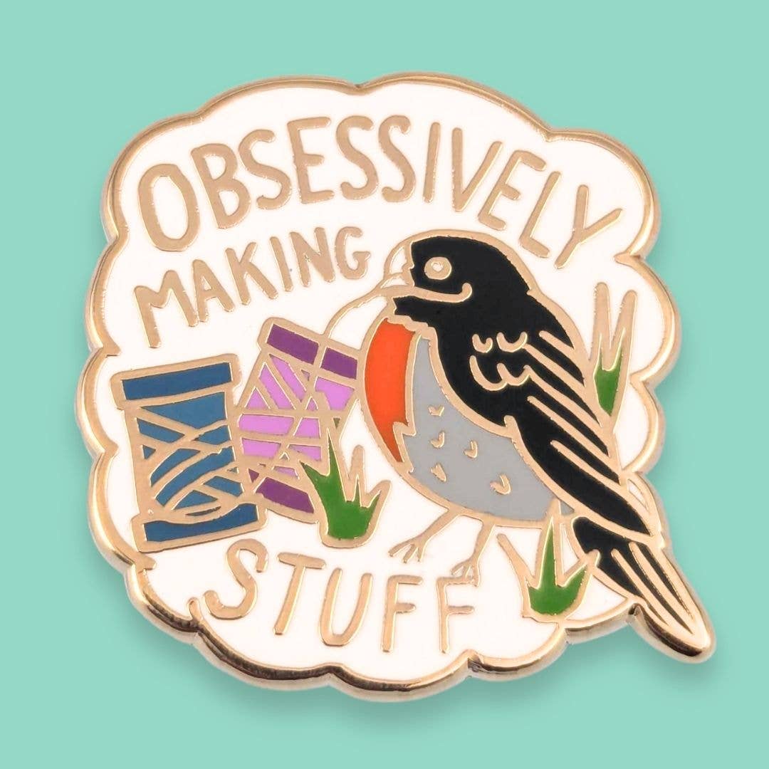 Jubly-Umph - Obsessively Making Stuff Lapel Pin