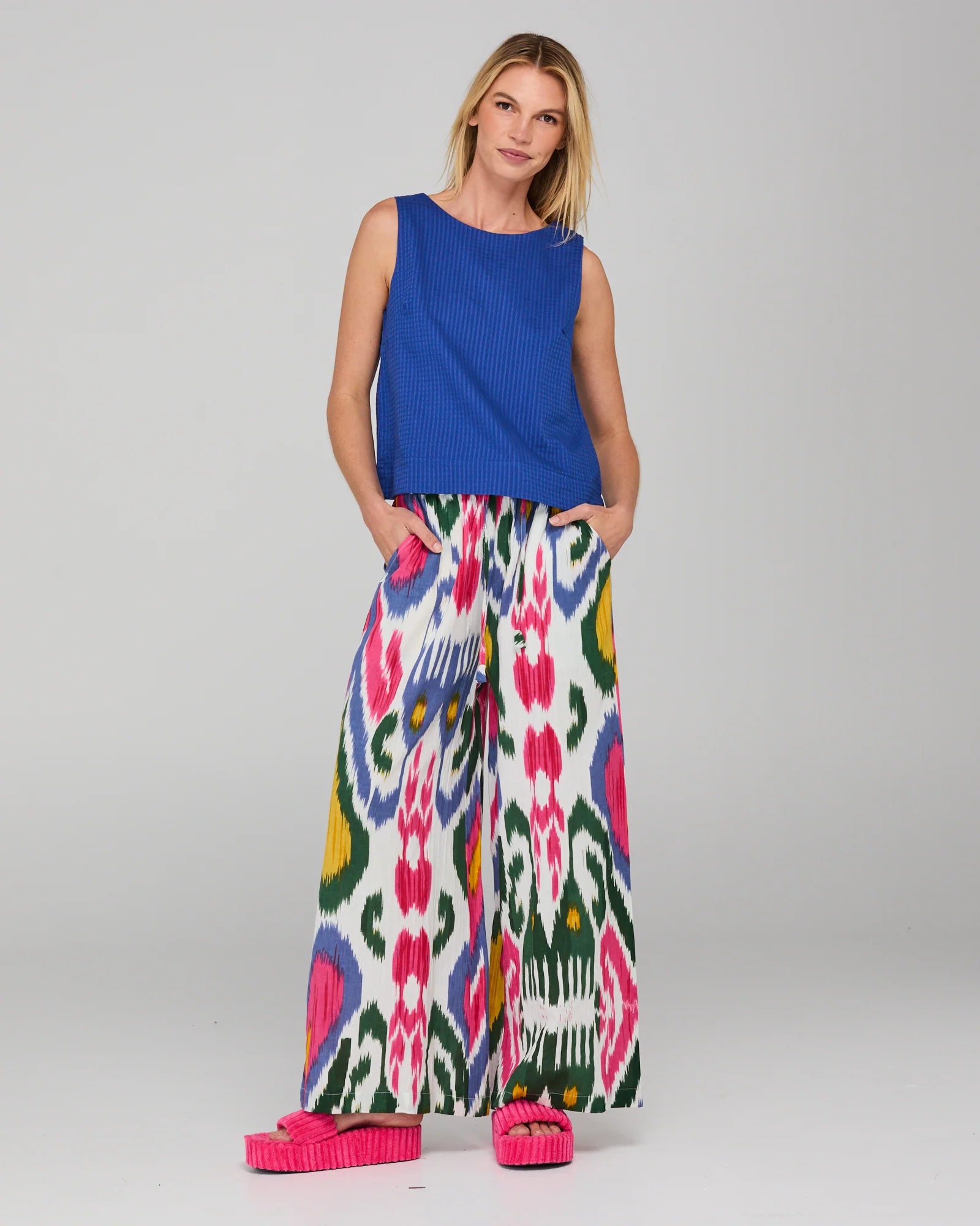 BOOM SHANKAR HARA TOP - BLU - SS26