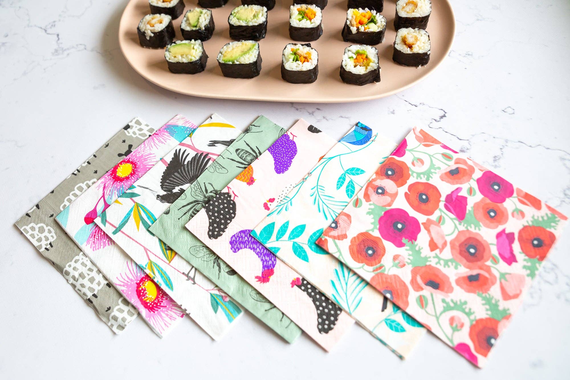 Allgifts Australia - Paper Napkins - Grey Sheep
