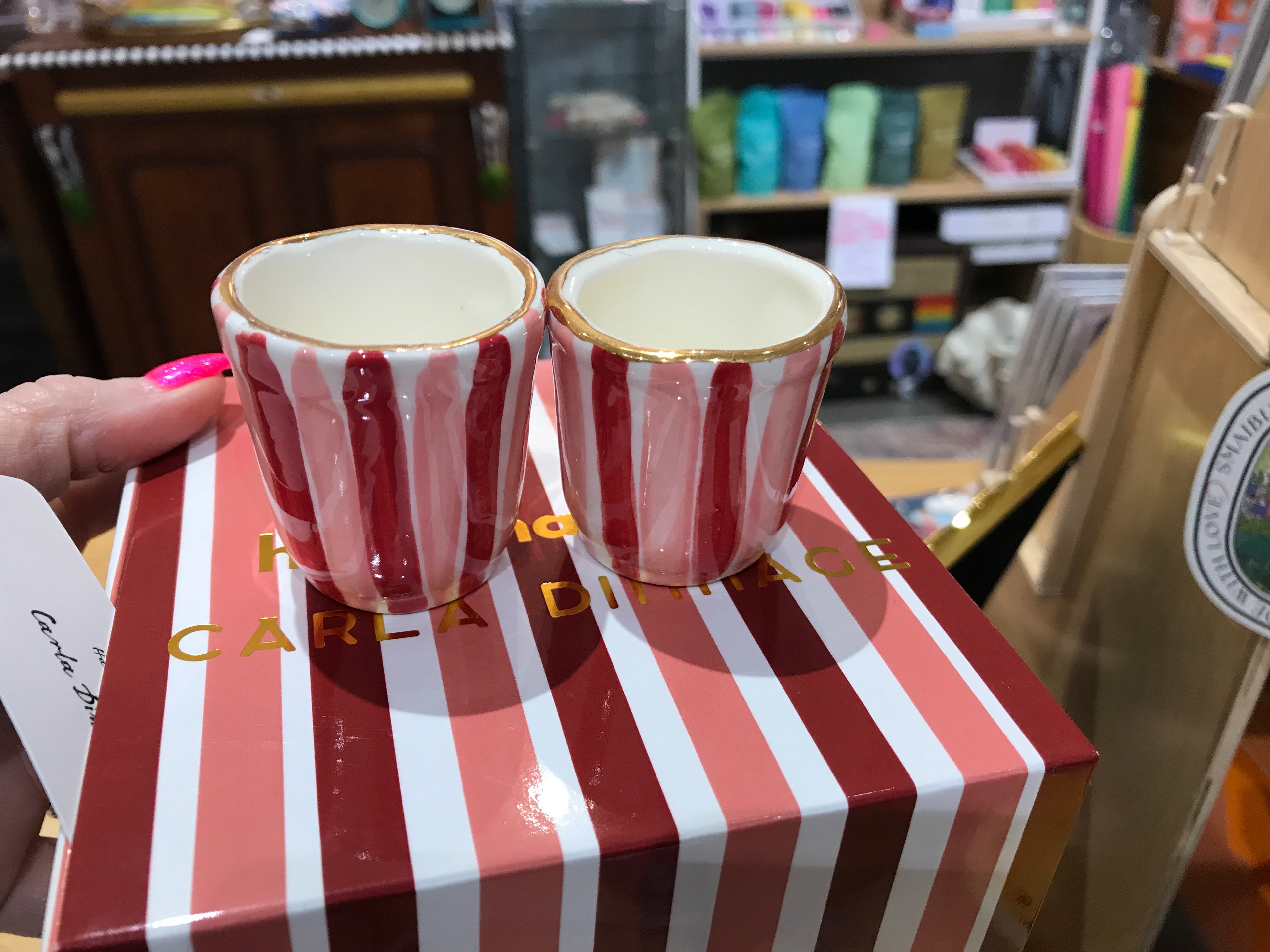 CARLA DINNAGE - SHOT GLASS SET OF FOUR