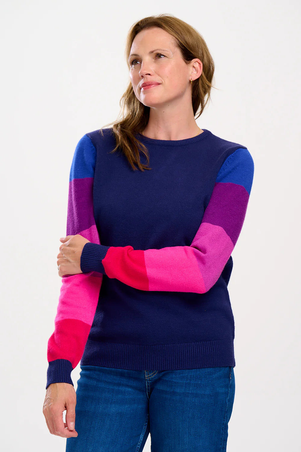 STACEY JUMPER NAVY - SUGARHILL BRIGHTON - AW25
