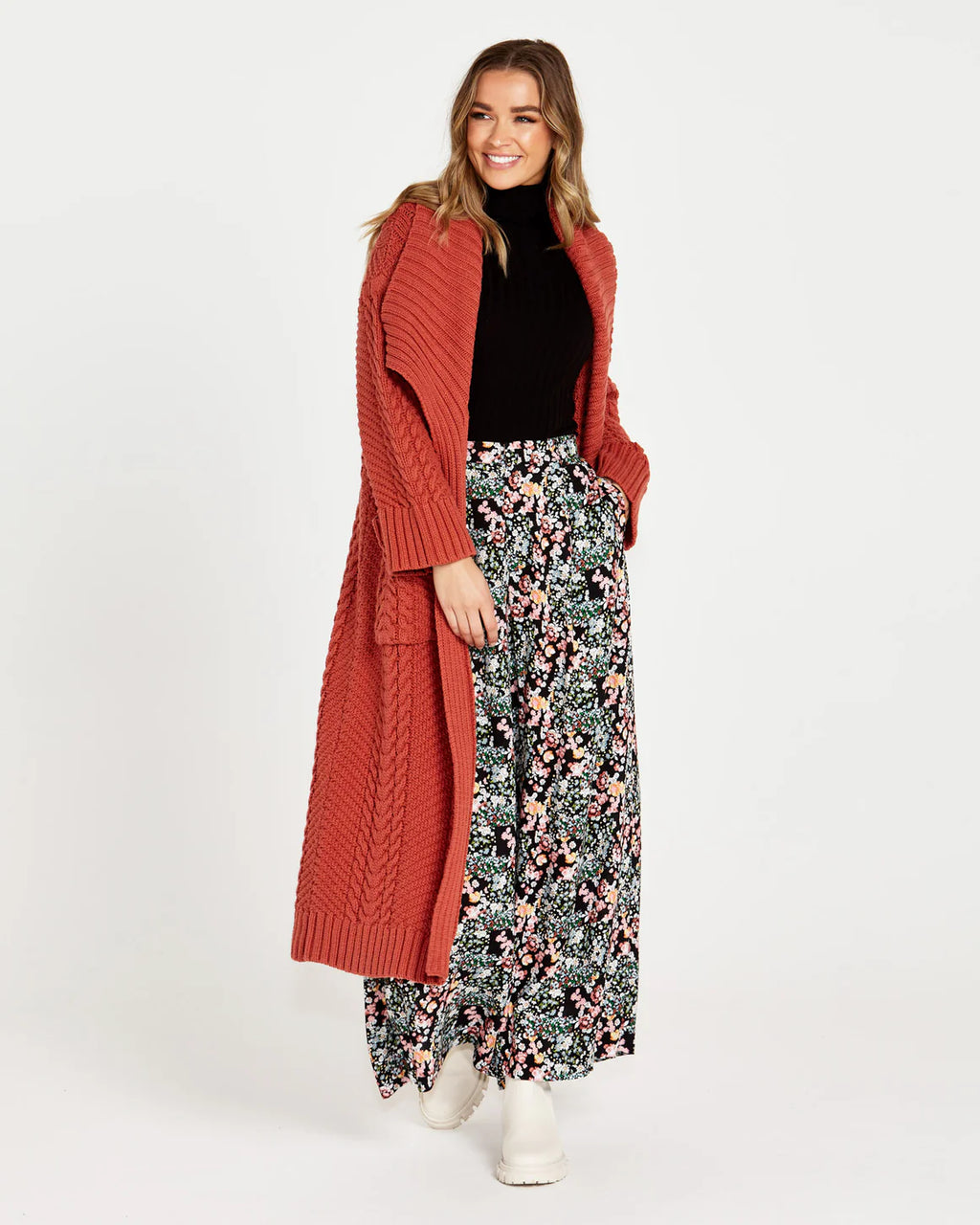 JACINTA CABLE CARDIGAN - OVERSIZED - 0926-2