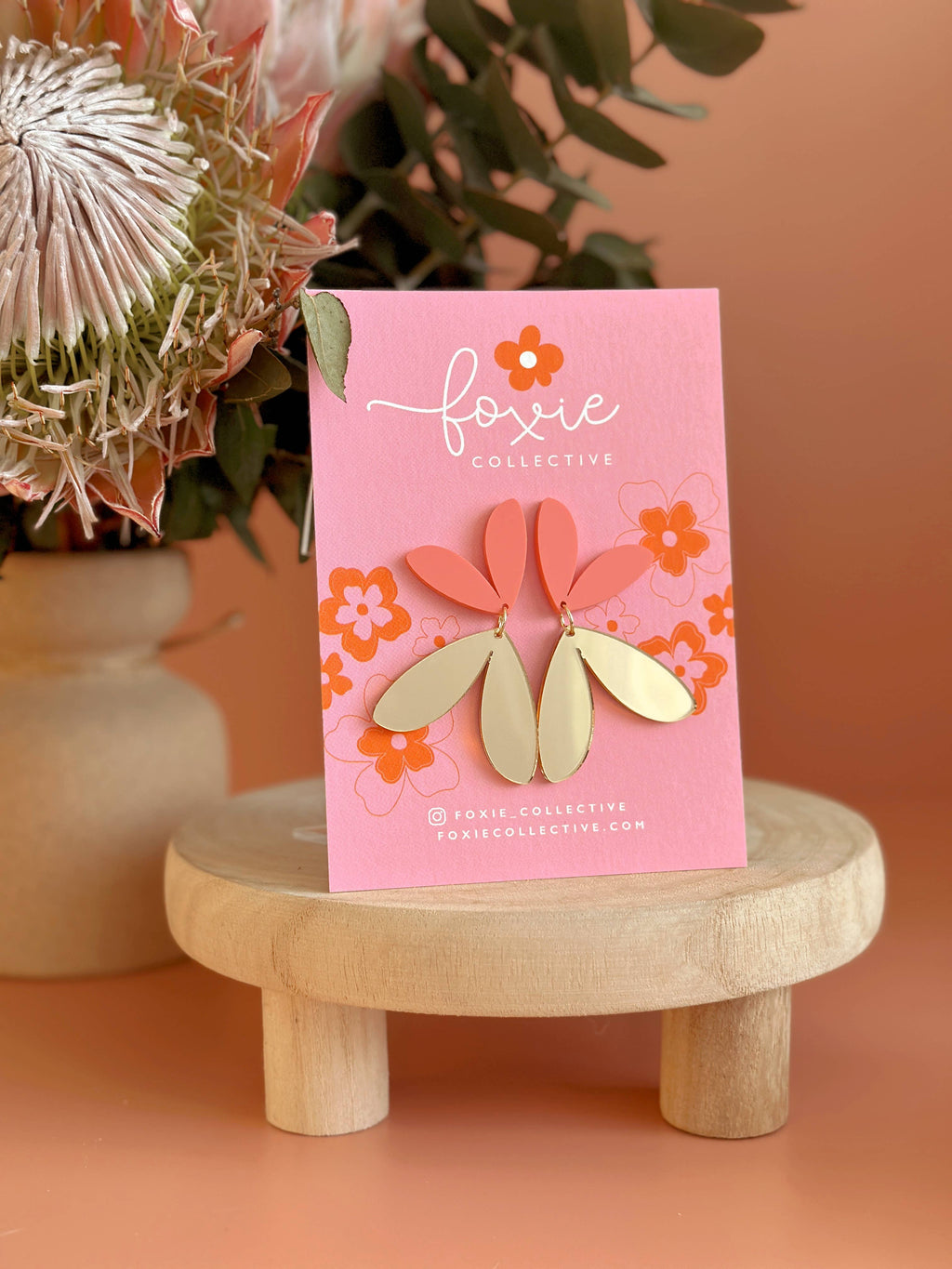 Foxie Collective - The Love Bug | Pastel Raspberry + Gold  | WHOLESALE