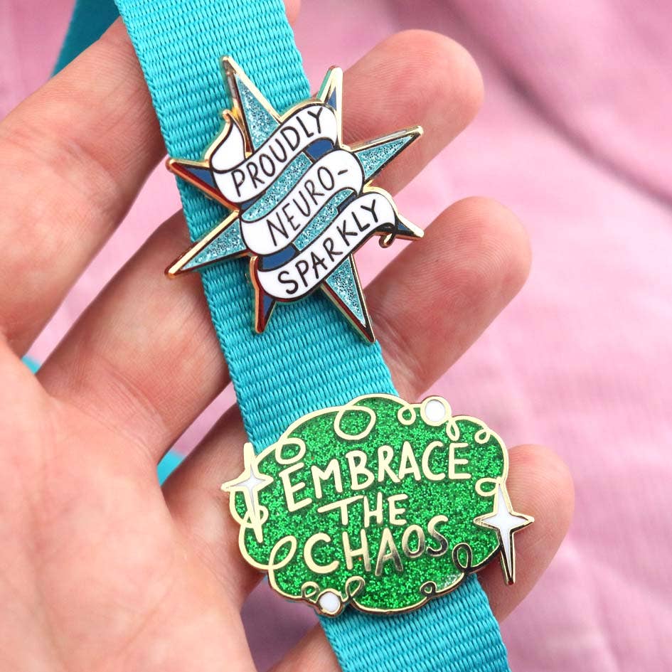 Jubly-Umph - Proudly Neuro-Sparkly Lapel Pin