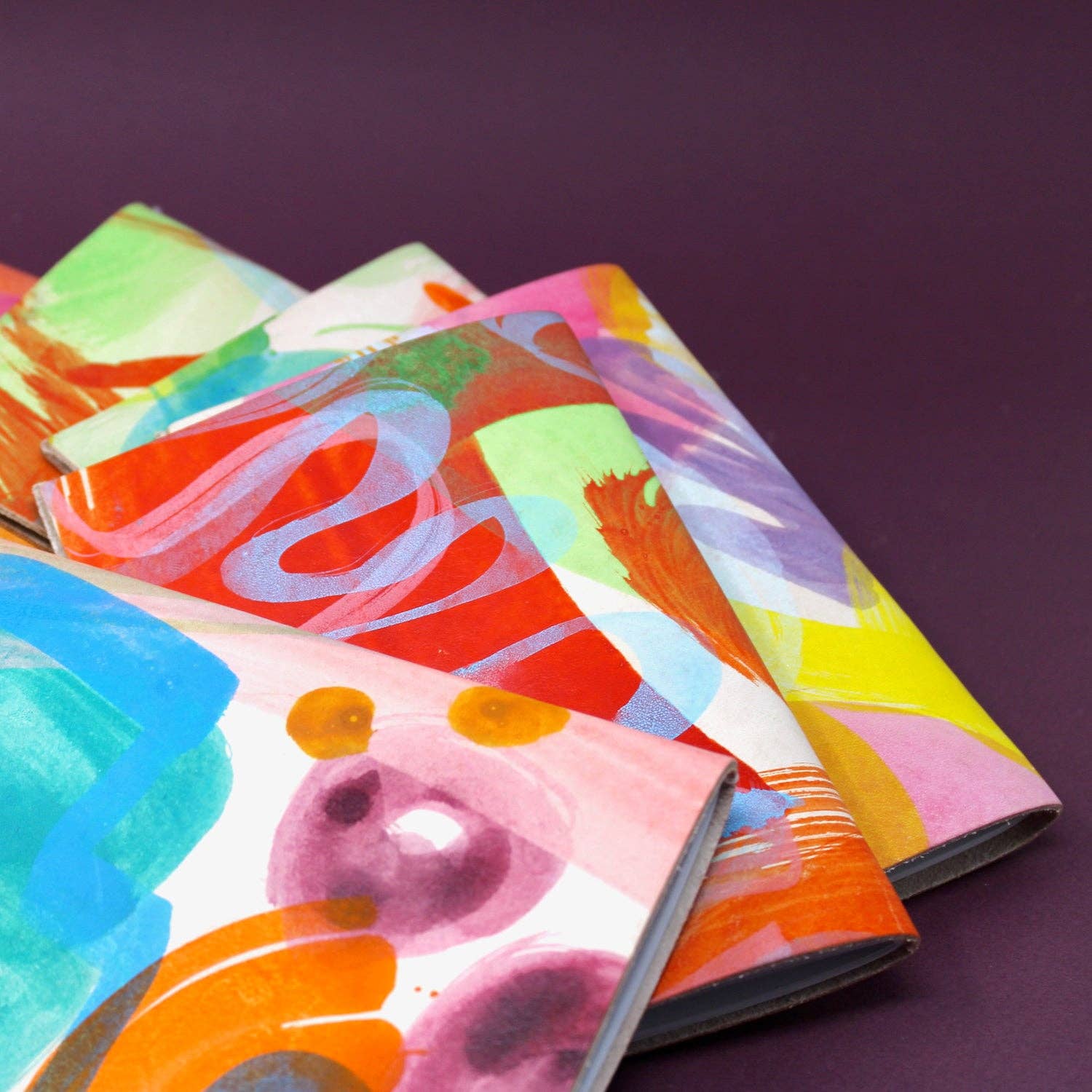 Ark Colour Design - Hand Painted A6 Sketchbook - Assorted Colours