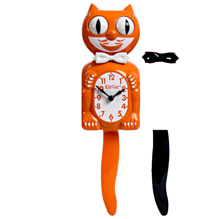 Kit-Cat Klock - Orange Harvest Kit-Cat Klock