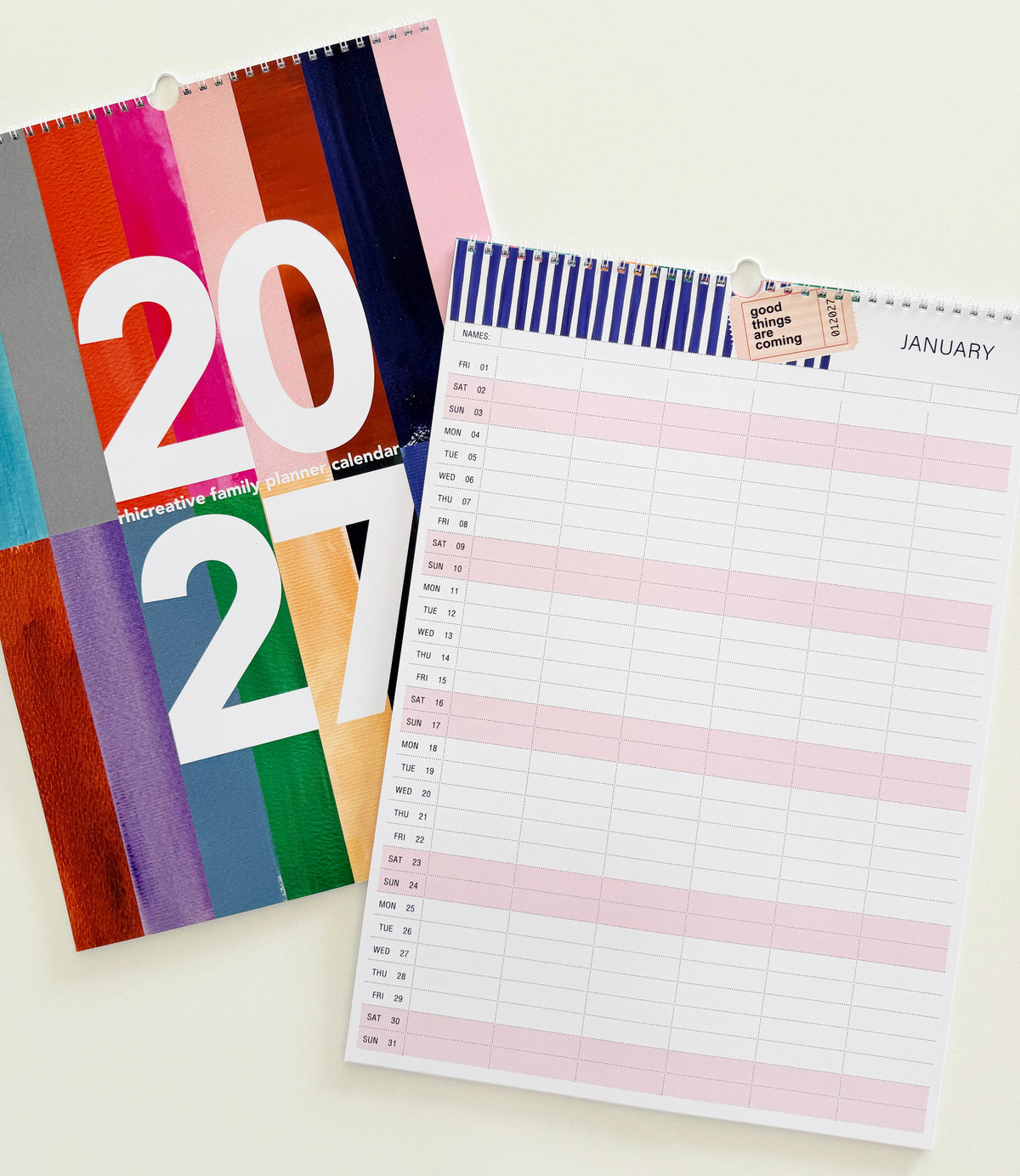 Rhicreative - 2027 Rhicreative Family Planner Calendar