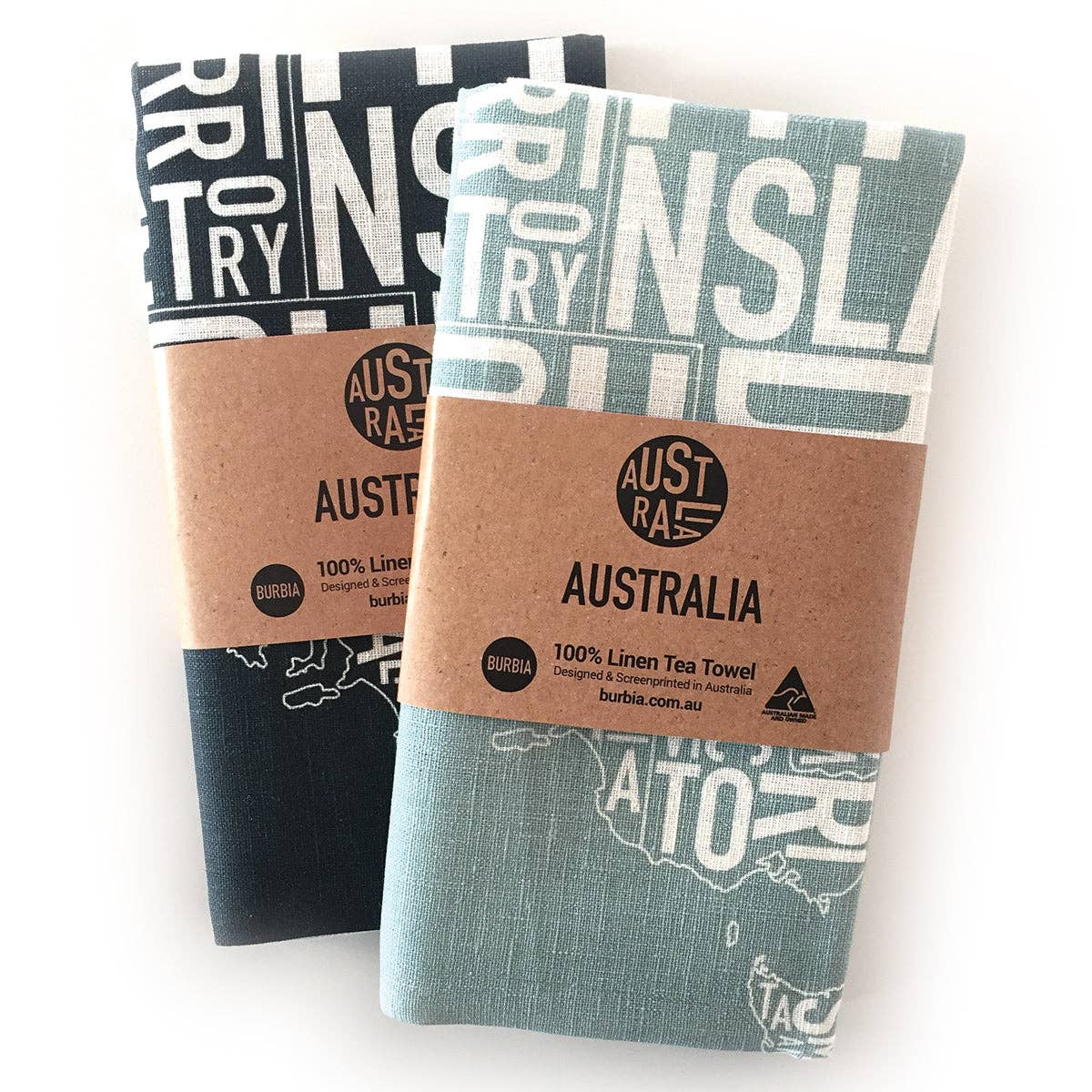 Burbia - Australia Tea Towel