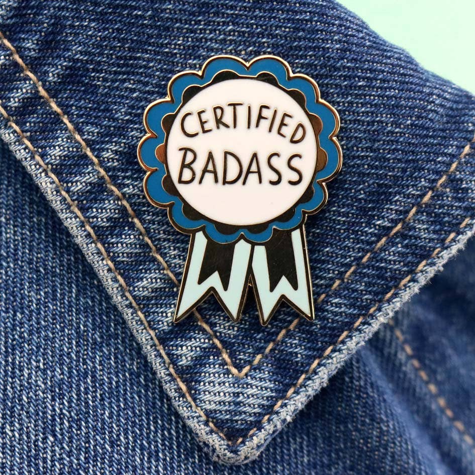 Jubly-Umph - Certified Badass Lapel Pin
