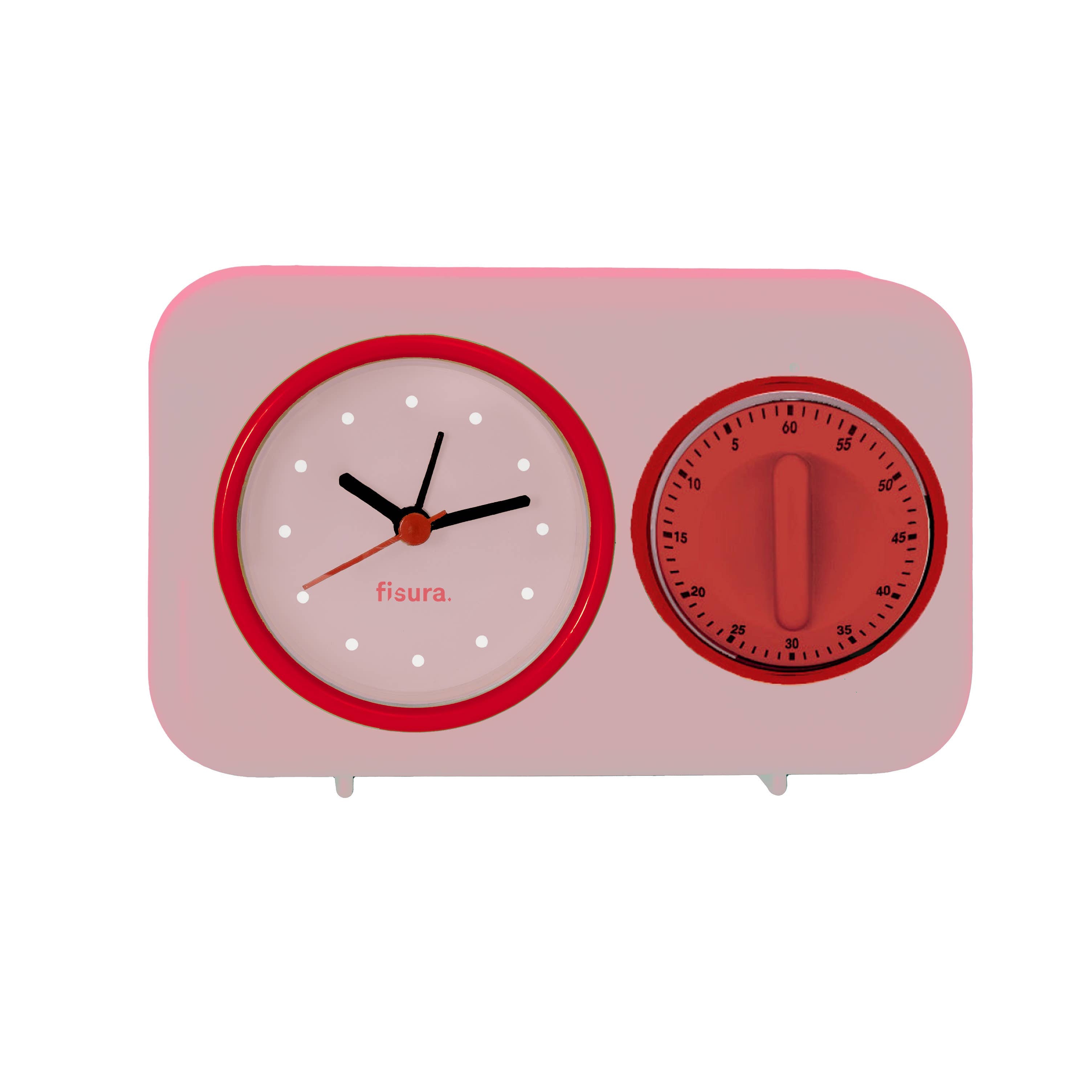 Fisura - Retro pink kitchen timer
