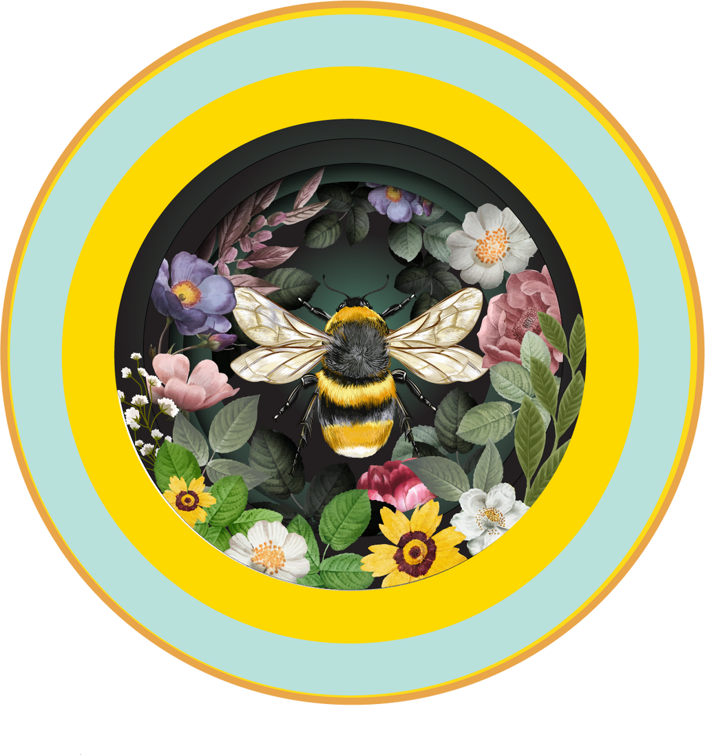 Alljoy Design - A cup of tea pop up card - Bee